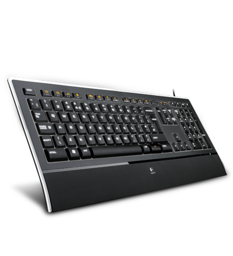Logitech illuminated keyboard